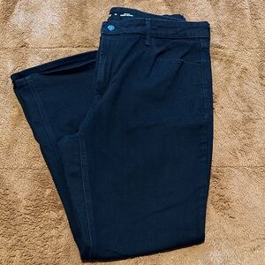 Black Denim  Old Navy Wow Flare Jeans (High Rise)